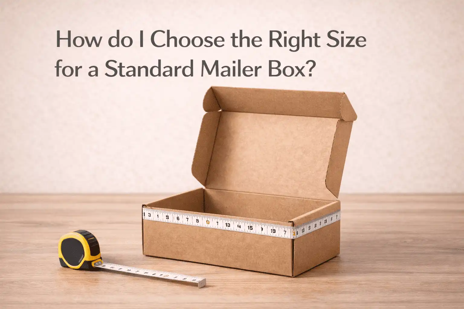 How do I Choose the Right Size for a Standard Mailer Box?